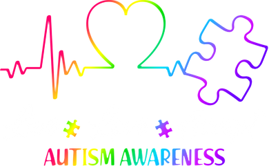 Live Love Accept Autism Awareness Rainbow Ceramic Ornament